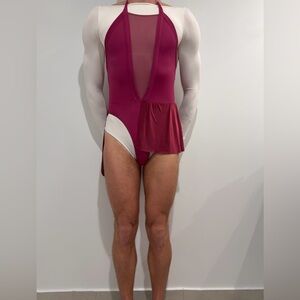 Weissman Girl costume leotard Size MC